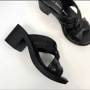 MELISSA x Baja East Python Heel